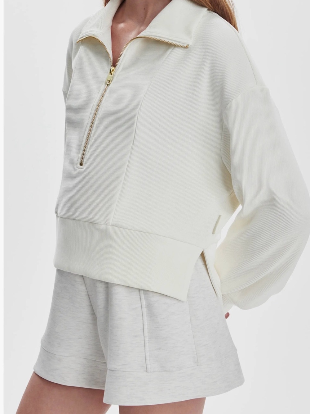 Varley Ramona Half-Zip Sweatshirt -S